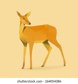 Polygonal Illustration of Doe