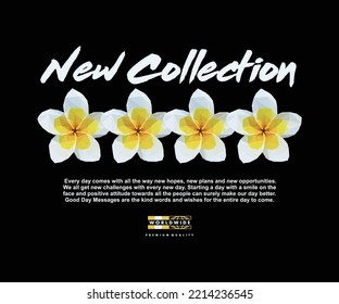  Polygonal illustration of plumeria flower t shirt design, vector graphic, typographic poster or tshirts street wear and Urban style