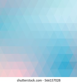 Polygonal illustration with triangles. Geometric background. Origami style.