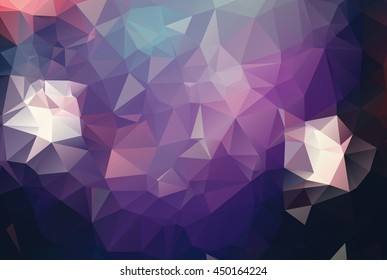polygonal illustration, which consist of triangles. Geometric background in Origami style with gradient. Triangular design for your business. Rainbow, spectrum image.