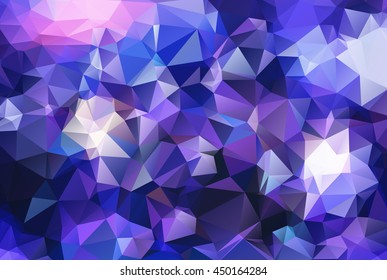 polygonal illustration, which consist of triangles. Geometric background in Origami style with gradient. Triangular design for your business. Rainbow, spectrum image.