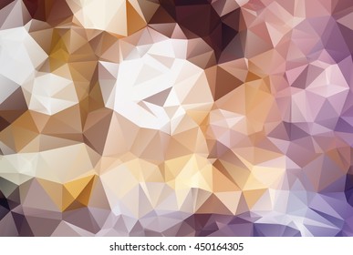 polygonal illustration, which consist of triangles. Geometric background in Origami style with gradient. Triangular design for your business. Rainbow, spectrum image.
