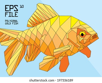 polygonal koi illustration