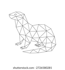 Polygonaler Linienteil eines Ottervektors