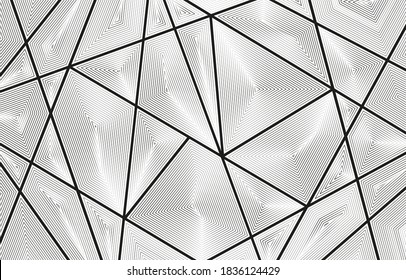 Polygonal lines design, Abstract Polygonal lines, Abstract background polygonal on white background, abstract Mesh line for web banner, background design templates and creative templates any company
