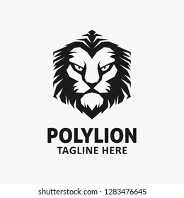 polygonal lion logo design inspiration