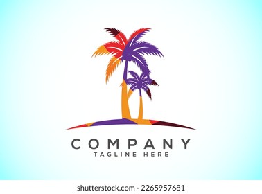 Polygonal low poly coconut Logo, coconut drink beverage vector icon logo design template