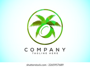 Poligonal de bajo coco de polilla Logotipo, bebida de coco insecto vector de bebida modelo de diseño logotipo