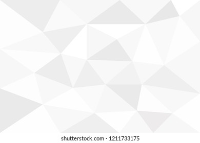 Polygonal Low Poly white gray Style for the Business Background Design Templates