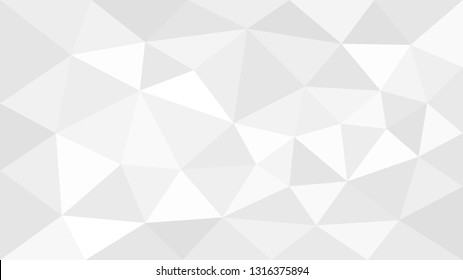 Polygonal Low Poly white gray Style for the Business Background Design Templates