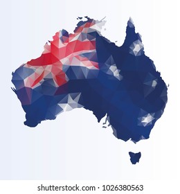 Polygonal map of Australia