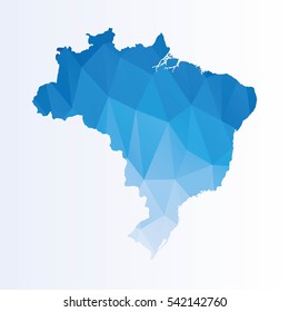 Polygonal map of Brazilia
