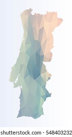 Polygonal map of Portugal