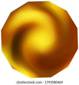 Polygonal mesh background. Trendy soft color effect. Holographic backdrop in style of 90th, 80th, 70h. Yellow celebration template for your cards, invitation, brochure and calendar.