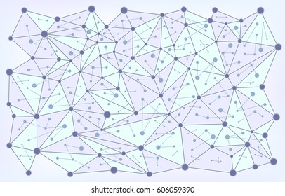 Polygonal molecular of blue-rose structure
