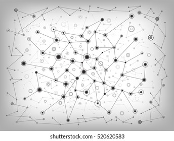 Polygonal molecular of gray structure