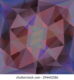 Polygonal monochrome bright background with violet and purple triangles.
