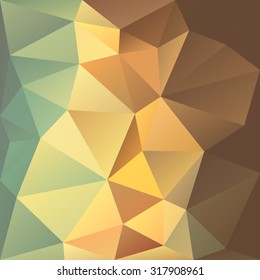 Polygonal mosaic abstract geometry background landscape. Used for creative design templates