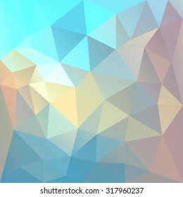 Polygonal mosaic abstract geometry background landscape. Used for creative design templates
