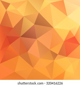 Polygonal mosaic abstract geometry background landscape in red, pink, orange and yellow colors. Used for creative design templates