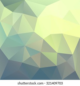 Polygonal mosaic abstract geometry background landscape. Used for creative design templates