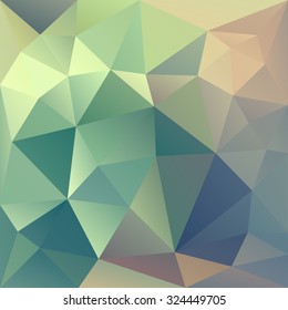 Polygonal mosaic abstract geometry background landscape. Used for creative design templates