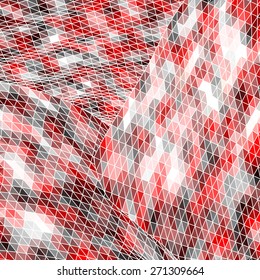 Polygonal mosaic abstract vector illustration background on the topic of space and planets