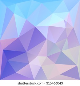 Polygonal mosaic background in blue and pink colors. Used for creative design templates