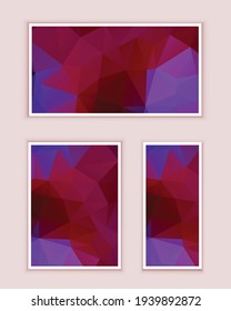 Polygonaler Mosaikhintergrund, Low-Poly-Stil, Vektorgrafik, Vorlagen für Geschäftsdesign