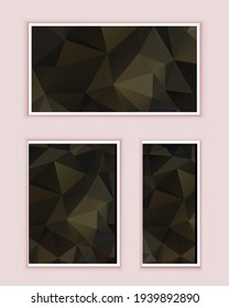 Polygonal Mosaic Background, Low Poly Style, Vector illustration, Business Design Templates