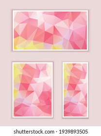 Polygonal Mosaic Background, Low Poly Style, Vector illustration, Business Design Templates