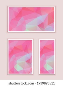 Polygonal Mosaic Background, Low Poly Style, Vector illustration, Business Design Templates