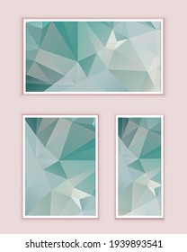 Polygonal Mosaic Background, Low Poly Style, Vector illustration, Business Design Templates