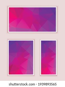 Polygonal Mosaic Background, Low Poly Style, Vector illustration, Business Design Templates