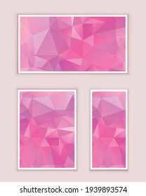 Polygonal Mosaic Background, Low Poly Style, Vector illustration, Business Design Templates