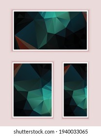 Polygonal Mosaic Background, Low Poly Style, Vector illustration, Business Design Templates