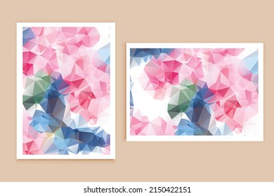 Polygonal Mosaic Background, Low Poly Style, Vector illustration, Business Design Templates