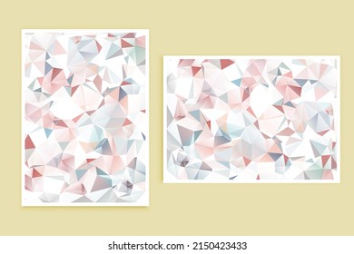 Polygonaler Mosaikhintergrund, Low-Poly-Stil, Vektorgrafik, Vorlagen für Geschäftsdesign