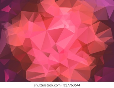Polygonal mosaic background. Low poly style vector illustration