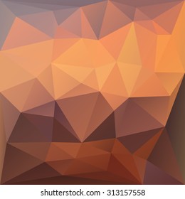 Polygonal mosaic background in rose and red colors. Used for creative design templates