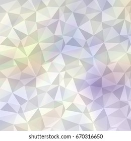 Polygonal mosaic background in soft colors. Vector illustration