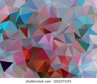 Polygonal mosaic background. Template design, list, front page, brochure layout, banner, idea, cover, print, flyer, book, blank, card, ad, sign, sheet. Vector clip art