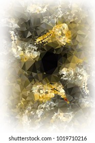 Polygonal mosaic background. Template design, list, front page, brochure layout, banner, idea, cover, print, flyer, book, blank, card, ad, sign, sheet. Vector clip art