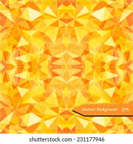 Polygonal Mosaic Background, Vector illustration, Business Design Templates. Abstract backdrop. Diamond pattern.