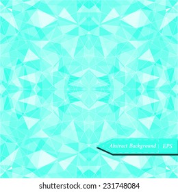 Polygonal Mosaic Background, Vector illustration, Business Design Templates. Abstract backdrop. Diamond pattern.