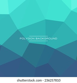 Polygonal mosaic background, Vector illustration, Business design templates.