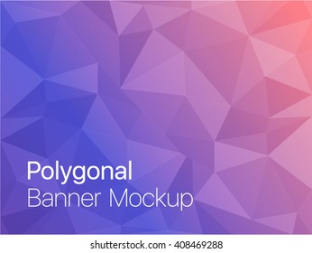 Polygonal Mosaic Background, Vector illustration, Creative Design Templates