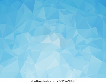 Polygonal Mosaic blue Background Vector illustration Business Design Templates Abstract retro 