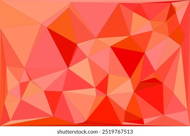 Mosaico poligonal con fondo geométrico abstracto de color degradado. Diseño de fondo de polietileno bajo. Tecnología baja Fondo de polietileno. Fondo geométrico abstracto moderno y de moda en un estilo bajo poly.