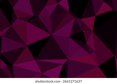 Polygonal mosaic with gradient color abstract geometric background. Low Poly background design. Technology low Poly background. Modern and trendy abstract geometric background in a low poly style.